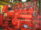 Used- Waukesha 4000kW natural gas power plant consisting of (5) Waukesha generator sets as follows: Unit #1 Waukesha model L...