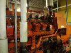 Used Waukesha 4000kW natural gas power plant consisting of (5) Waukesha generator sets as follows: Unit #1 Waukesha model L5108GL SN-C-93726/4, 770 kWe continuous 3/60/4160V, total hours 30,420. Majo...