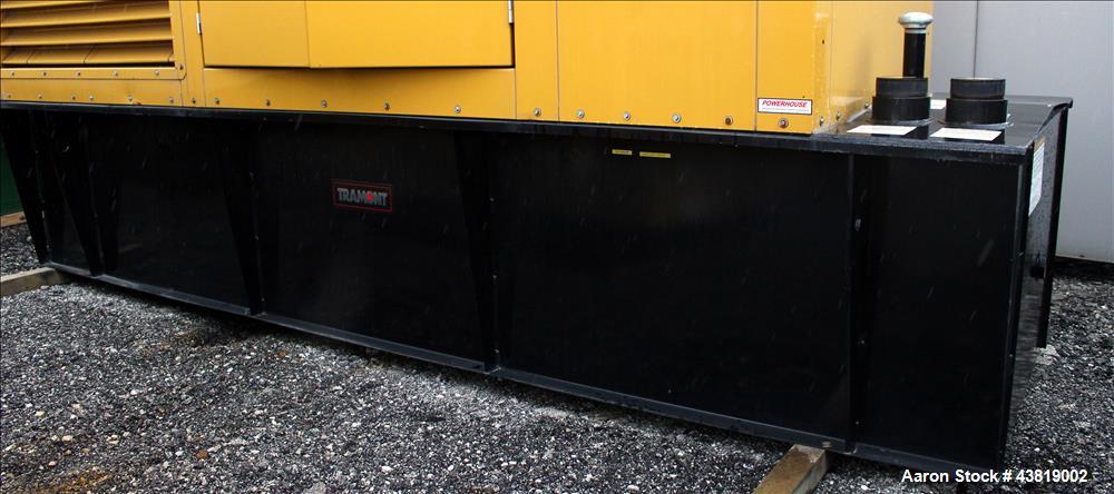 Unused-Tramount enclosure with 880 gal UL sub-base tank designed for CAT C-15