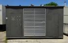 Used Generator Enclosure. Last used on Cummins model DFGB-5568535 600 kW generator. Inside dimensions 192