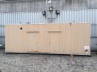 Used Cummins 500 kW generator enclosure and 2000 gallon sub-base fuel tank only from stock number 46493003
