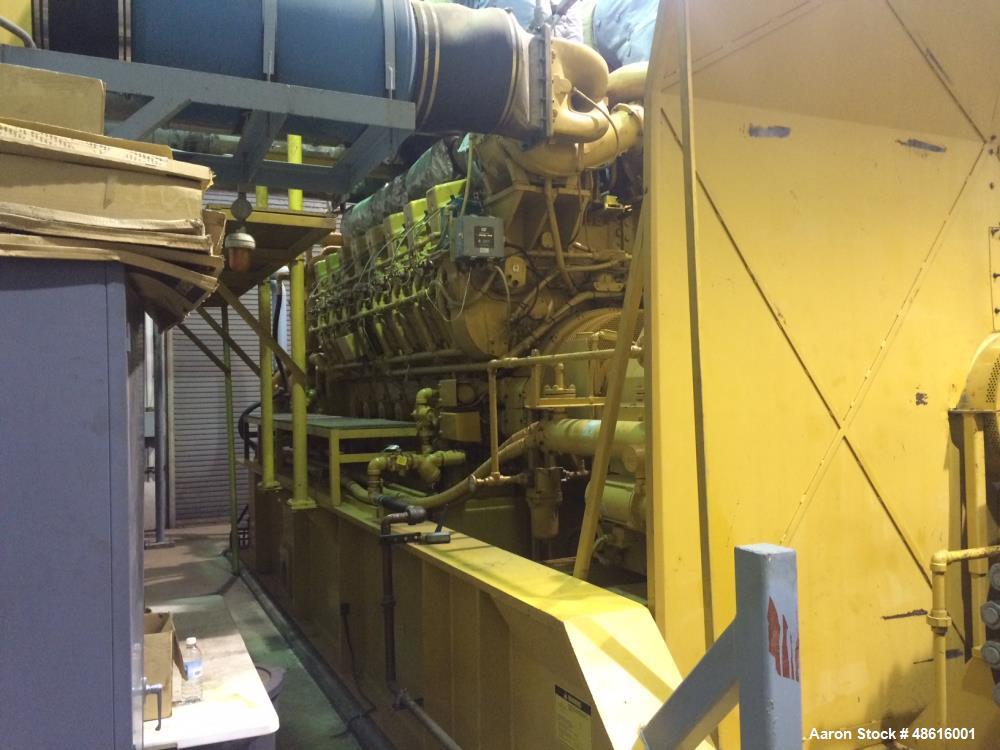 Used Caterpillar Engine Type: G3616 Spark Ignited.