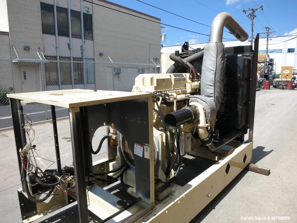 Used Detroit Diesel Model S60 engine rated 550 HP at 1800 RPM, SN-06R0531593. (From Kohler 300 kW generator set.) Includes base skid and flywheel thru radiator. Note: generator end housing and contro...