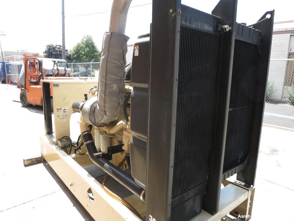 Used Detroit Diesel Model S60 engine rated 550 HP at 1800 RPM, SN-06R0531593. (From Kohler 300 kW generator set.) Includes base skid and flywheel thru radiator. Note: generator end housing and contro...