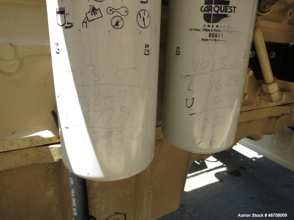 Used Detroit Diesel Model S60 engine rated 550 HP at 1800 RPM, SN-06R0531593. (From Kohler 300 kW generator set.) Includes base skid and flywheel thru radiator. Note: generator end housing and contro...