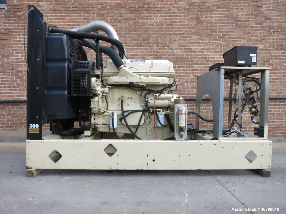Used Detroit Diesel Model S60 engine rated 550 HP at 1800 RPM, SN-06R0597038.  (From Kohler 300 kW generator set)  Includes base skid and flywheel thru radiator.  Note: generator end housing and cont...