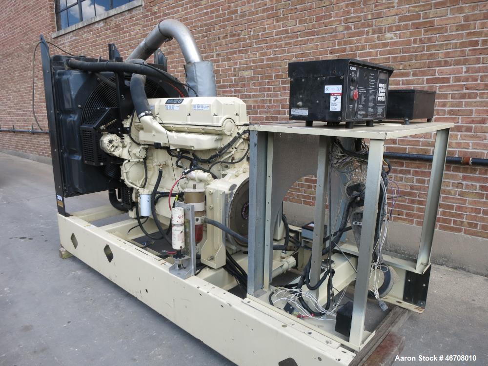 Used Detroit Diesel Model S60 engine rated 550 HP at 1800 RPM, SN-06R0597038.  (From Kohler 300 kW generator set)  Includes base skid and flywheel thru radiator.  Note: generator end housing and cont...
