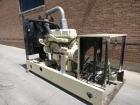 Used Detroit Diesel Model S60 engine rated 550 HP at 1800 RPM, SN-06R0531593. (From Kohler 300 kW generator set.) Includes base skid and flywheel thru radiator. Note: generator end housing and contro...