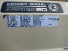 Used Detroit Diesel Model S60 engine rated 550 HP at 1800 RPM, SN-06R0597038.  (From Kohler 300 kW generator set)  Includes base skid and flywheel thru radiator.  Note: generator end housing and cont...