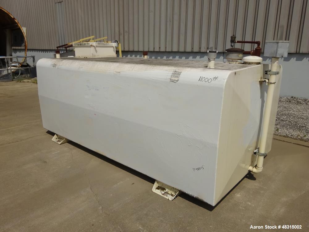 Used SuperVault MH secondary containment aboveground storage tank, approximate 1,500 gallons.