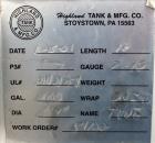 Used Highland Tank & Manufacturing Fuel  Tank, 2000 Gallon, Carbon Steel, Horizontal. Approximate 64