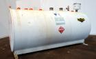 Used- We-Mac Mfg Lightweight Double Wall Fuel Storage Tank, 2000 Gallon, Carbon Steel.