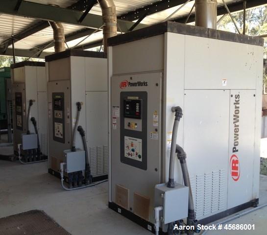 Used Ingersoll-Rand PowerWorks 70 kW microturbine natural gas generator, model