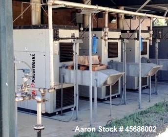 Used- Ingersoll-Rand PowerWorks 70 kW microturbine natural gas generator, model