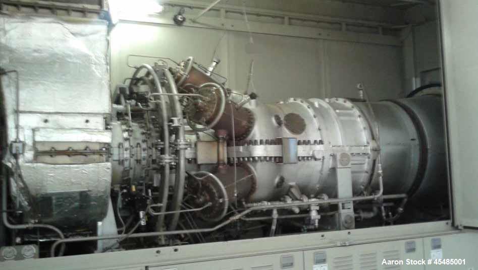 Used Kawasaki Natural Gas Turbine, Model LCA-14750F120.