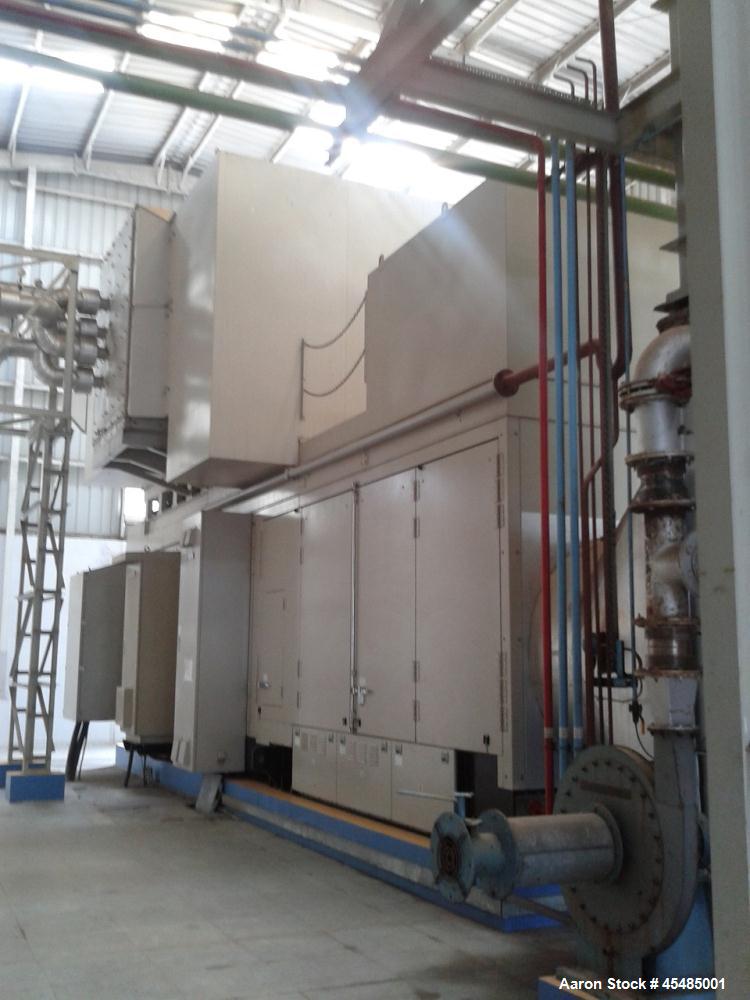 Used Kawasaki Natural Gas Turbine, Model LCA-14750F120.