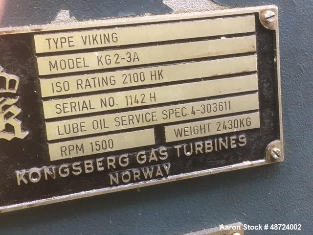 Used Nebb Natural Gas Turbine Generator.