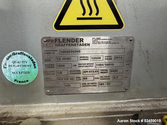 Used Siemens STC-SV (08-8)-B Two-Stage Centrifugal Gas Compressors – 1479 kW, 12,327 m³/h, 9 Bar Max