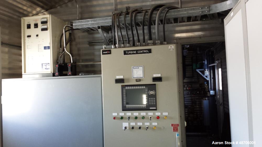 Used Solar Saturn 800 kW Natural Gas Turbine Package.