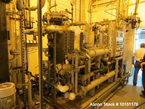 Used- Solar Taurus T60 Solonox 4.4 MW Dual Fuel Gas Turbine Generator Set.