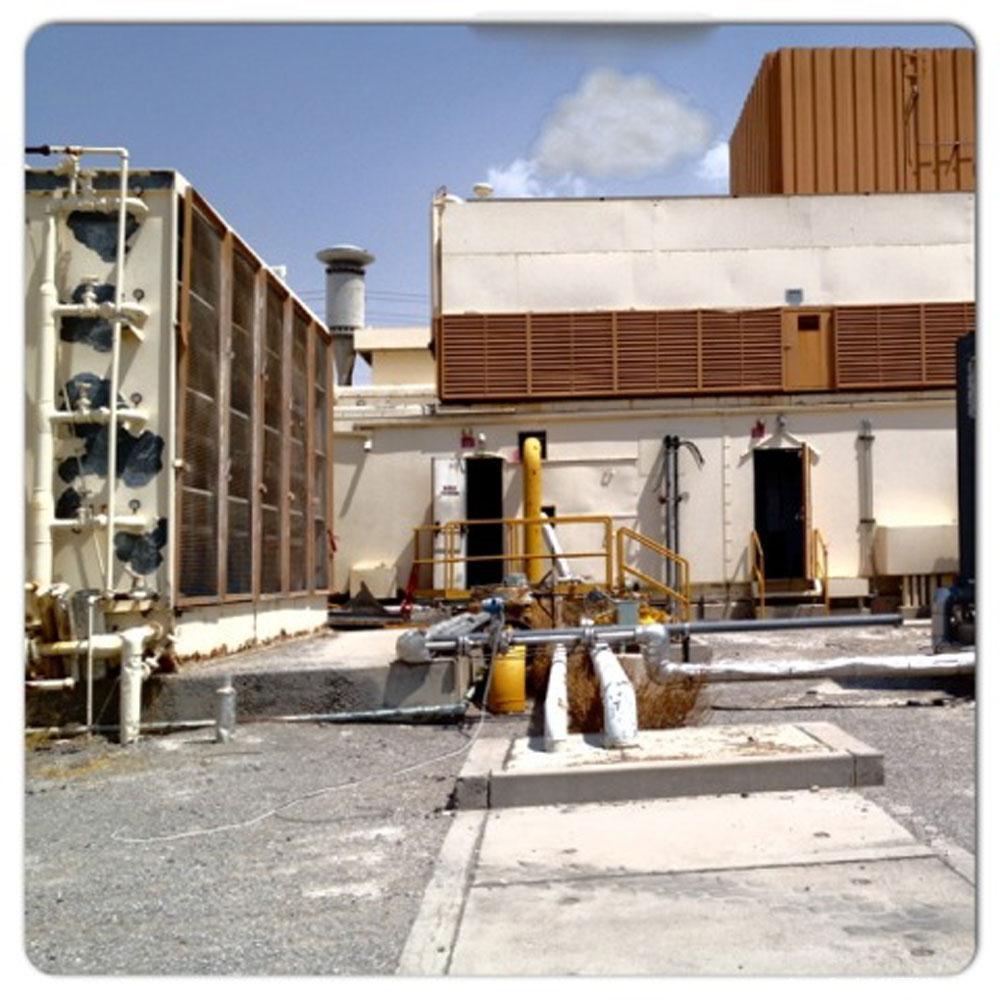 Used Westinghouse Gas Turbine Generator, Model 501B-2, 70mW, 60Hz, diesel fuel (operating on NG), reduced emissions