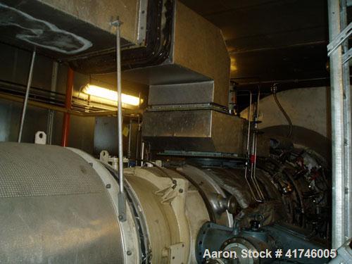 Used 23 MW ABB GT-10 Gas Turbine Power Generator Package, runs on natural gas or diesel oil MK 10, efficiency 29.2%. Electrical start system, heat rate 9986 btu/kW, emissions on 100% load: NoX 34.76 ...