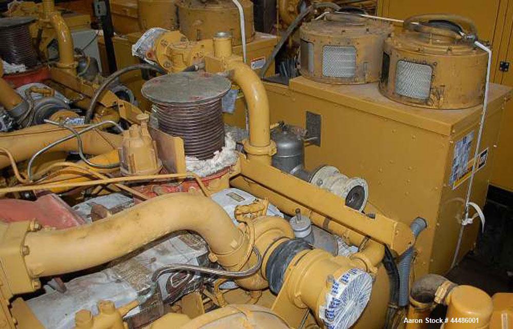 Used Caterpillar G3512 Natural Gas Generator Set.  768 ekW, 400 volt, 50 hz, 1500 rpm.  Ran for 28,000 and recently overhauled.