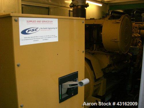 Used- Caterpillar Standby Diesel Generator. Unit rated 1250 kva, 1000 kW, 400 volt, 50 hz. Unit is mounted inside acoustic b...