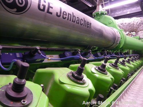 Used 3 MW Jenbacher Gas Generator, type J6-20, 10,500V, 50 hz, with service book, gas/smoke cleaner and electric control panel. Year 2006. 15,000 hours.
