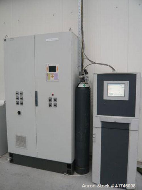Used 3 MW Jenbacher Gas Generator, type J6-20, 10,500V, 50 hz, with service book, gas/smoke cleaner and electric control panel. Year 2006. 15,000 hours.