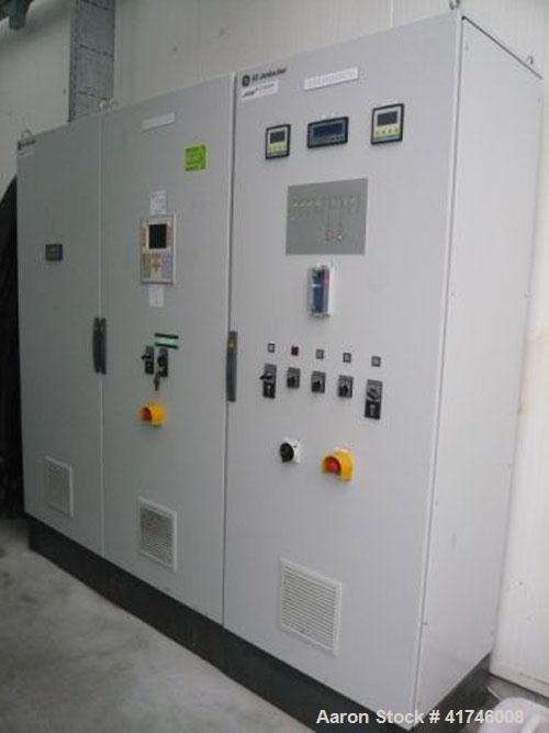 Used 3 MW Jenbacher Gas Generator, type J6-20, 10,500V, 50 hz, with service book, gas/smoke cleaner and electric control panel. Year 2006. 15,000 hours.