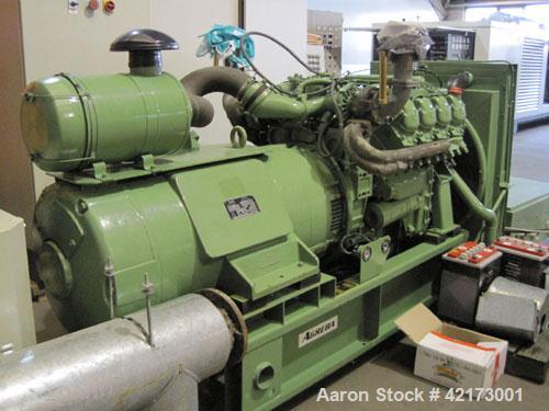 Used Mercedes 160 kW Diesel Generator. 200 kVA/ 50 hz/1500 rpm, 236 running hours. AvK generator, 173 kW/217 kVA/400V/3 phase, 50 hz, 313 amps. With control panel, all related parts. Used as standby ...