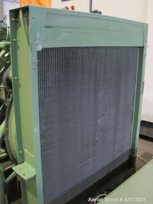 Used Mercedes 160 kW Diesel Generator. 200 kVA/ 50 hz/1500 rpm, 236 running hours. AvK generator, 173 kW/217 kVA/400V/3 phase, 50 hz, 313 amps. With control panel, all related parts. Used as standby ...