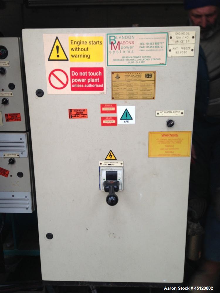 Used Perkins MP800 640 kW Diesel Generator, Model MP800.