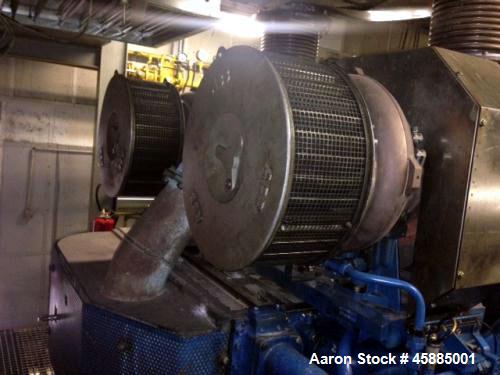 Used Wartsila Gas Power Plant 220SG. Power 2850. Alternator Leroy Somer LSVI. Built 1998.