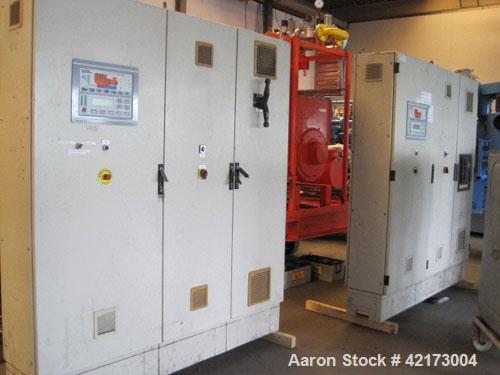 Used Waukesha Gas Generator, Model L 36 GLD.500 kW, Stamford generator 670 kva, RH 45,000 after revision 10,000 hours, 1500 rpm/50 hz/240/400V, complete with panel and exhaust pipe. Manufactured 2002.