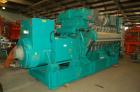 Used Cummins Generator, Model 1360 QSV81G.RH 19.993, generator 1462 kva, 1500/50/240/400, aircompr for start. Manufactured 2000.