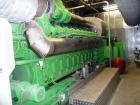 Used 3 MW Jenbacher Gas Generator, type J6-20, 10,500V, 50 hz, with service book, gas/smoke cleaner and electric control panel. Year 2006. 15,000 hours.