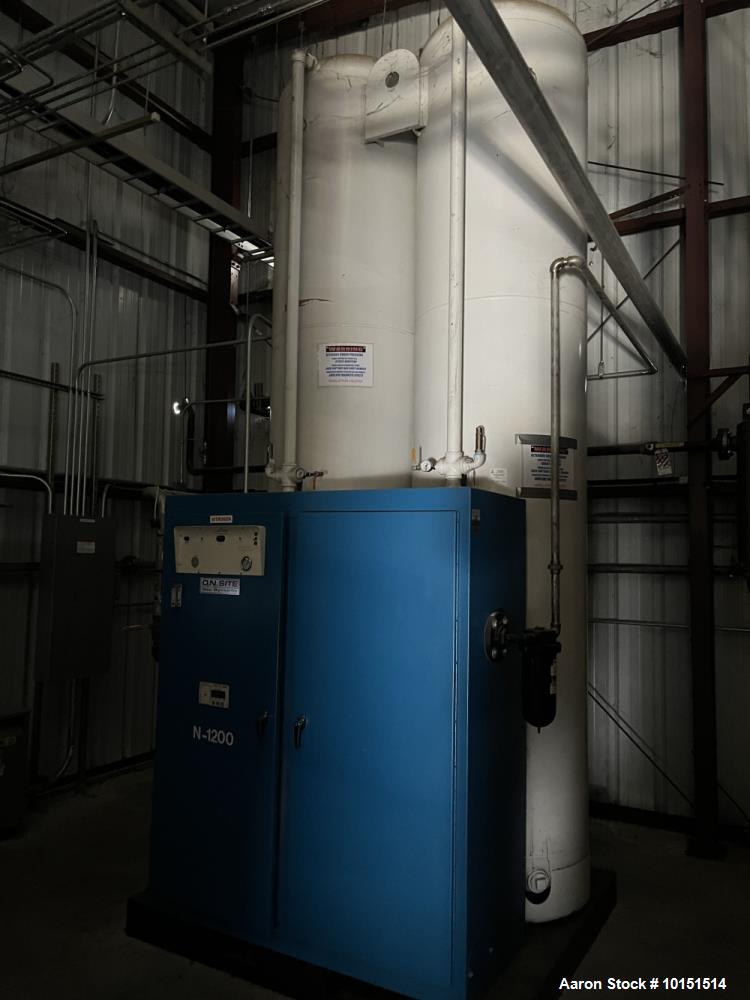 O2N2 Site Gas Systems N-1200 PSA Nitrogen Generator, Model N-1200