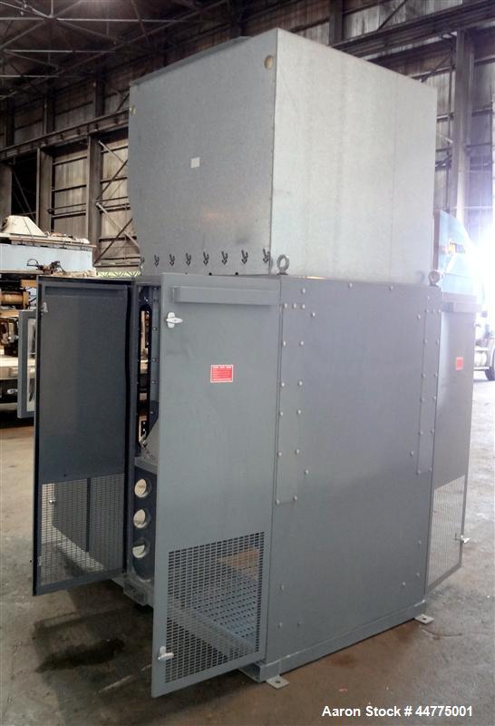 Used Simplex Mars 800 kW Forced Air-Cooled Resistive Load Bank, LBS Series, Model Mars 800.  Capacity 800 kw at 1.0 PF, voltage 480 VAC, connection 3 phase, 3 wire, frequency 60 hz, fan power 480 VAC...