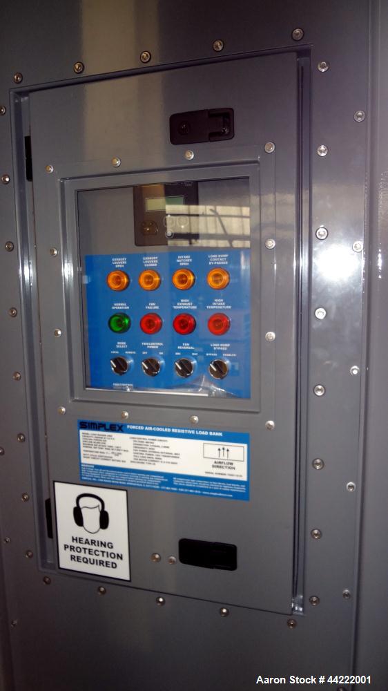 Used Simplex 2500 kW load bank, Load Ranger 2500