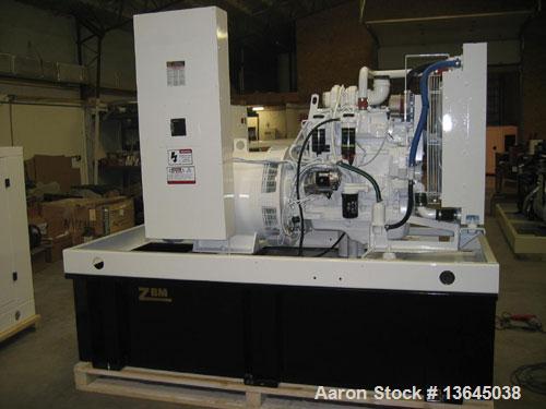 Unused-New John Deere powered 125 kW standby diesel generator set. John Deere engine model 4045HF485 with electronic isochronous governor. EPA tier 3. Fuel consumption at 100% load: 9.7 gallons/hour....
