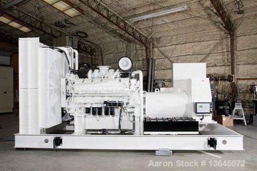 Unused-New Mitsubishi Powered 1600 kW Standby (1455 Prime) Diesel Generator Set. Mitsubishi model S16R-Y2PTAW-1, EPA tier 2 certified engine rated 2346 hp at 1800 rpm. Marathon generator 3/60/208-240...