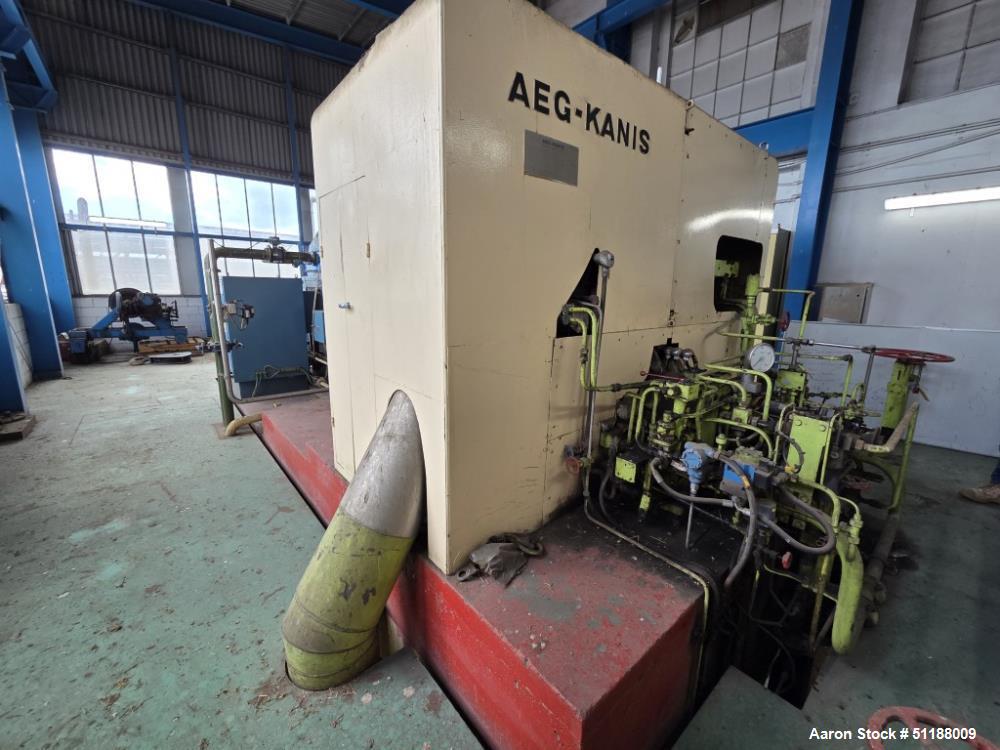 Used 4.2 MW AEG-Kanis G25 Steam Turbine Generator Set | ABB AMS 710 SL Generator | Back-Pressure Cogeneration System