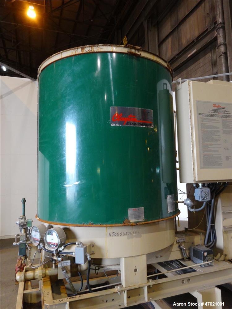 Used Clayton Skid Mounted Steam System.