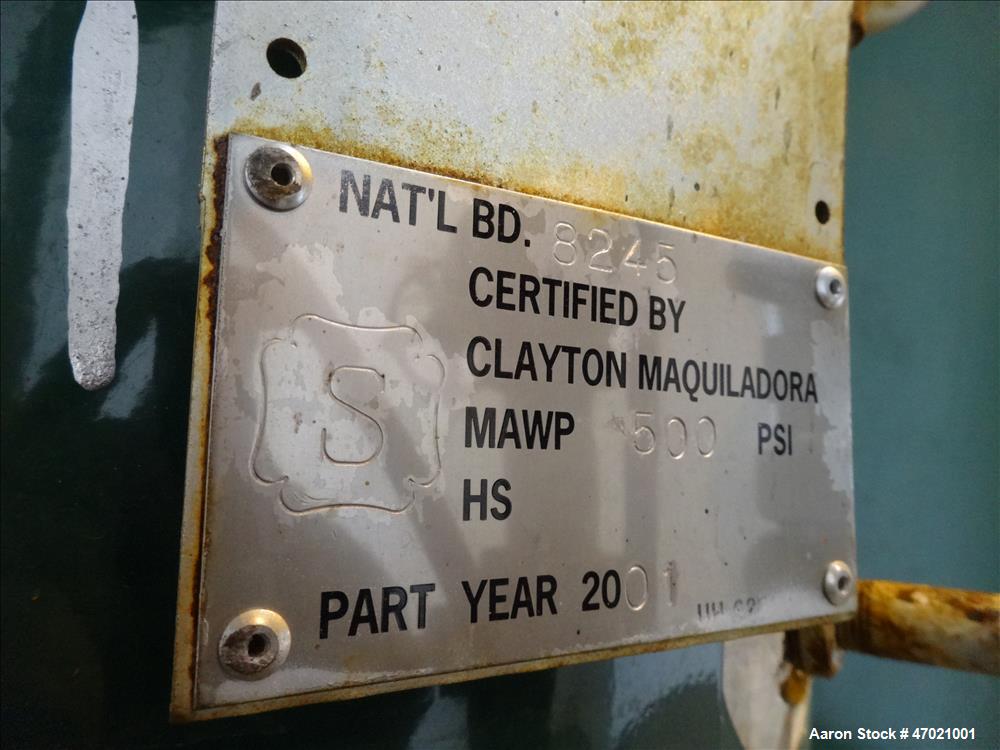 Used Clayton Skid Mounted Steam System.