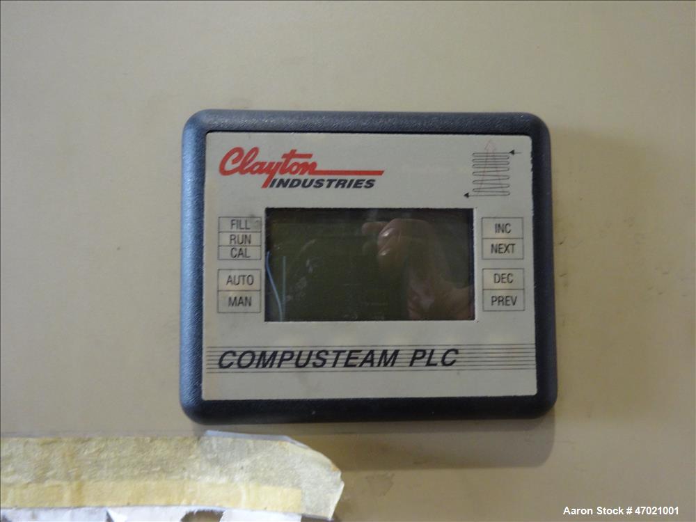Used Clayton Skid Mounted Steam System.