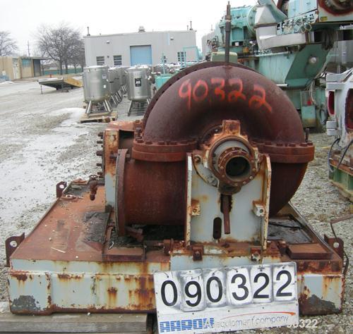 USED: Elliot turbine, model EPG 2. 1500 hp, governor, EXH press 40 psig, inlet press 200 psig, inlet temp 480 deg F, gov type Woodward PG-PL.