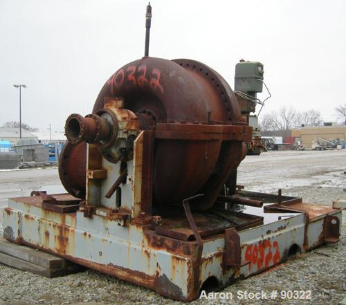 USED: Elliot turbine, model EPG 2. 1500 hp, governor, EXH press 40 psig, inlet press 200 psig, inlet temp 480 deg F, gov type Woodward PG-PL.