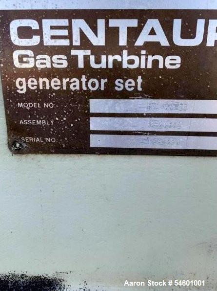 Used CAT Solar Turbines Centaur 40 Natural Gas Turbine Power Package – Approx. 3.7 MW